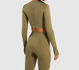 Seamless High Waist Pants  Set 2 pieces